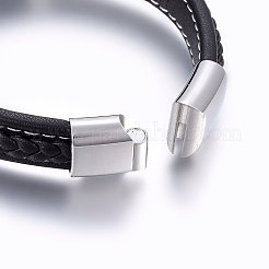 Leather Cord Bracelets&nbsp;BJEW-E345-09P