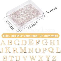 1040Pcs 26 Style Brass Cabochons&nbsp;MRMJ-OC0002-99
