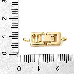 Brass Fold Over Clasps&nbsp;KK-Z150-20G-02