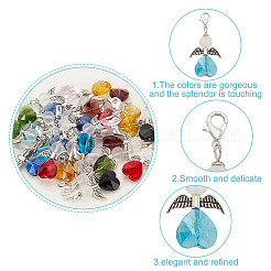 Glass Pendant Decorations&nbsp;HJEW-GO00030