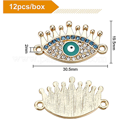 12Pcs Alloy Enamel Links Connectors&nbsp;FIND-BC0001-95
