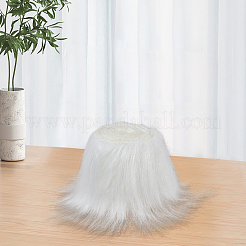人工ウール生地1枚  DIYクラフト製作用品  ホワイト  100mm  2m / pc&nbsp;AJEW-GF0011-14B