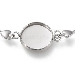 Tarnish Resistant 304 Stainless Steel Bracelet Making&nbsp;STAS-L248-009P-B