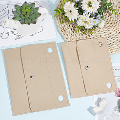 2Pcs 2 Styles PU Imitation Leather Bag Organiser Inserts&nbsp;DIY-WR0002-87B