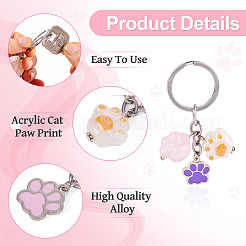 Alloy Enamel & Acrylic Keychain&nbsp;KEYC-TAC00033