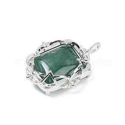 Natural Green Aventurine Pendants&nbsp;G-I381-01P-01