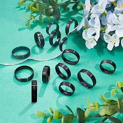 21Pcs 7 Styles Stainless Steel Finger Rings for Women&nbsp;RJEW-NB0001-05EB