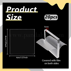 20Pcs Acrylic Display Pedestals&nbsp;ODIS-FG0002-18