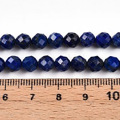 Natural Lapis Lazuli Beads Strands&nbsp;G-S345-6mm-24