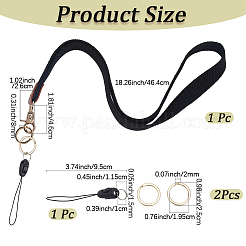 Polyester Elastic Neck Straps&nbsp;AJEW-CL0001-43B