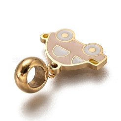 304 Stainless Steel European Dangle Charms&nbsp;STAS-I177-25C