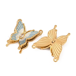 304 Stainless Steel Enamel Pendants&nbsp;STAS-A135-08G
