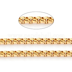 Ion Plating(IP) 304 Stainless Steel Box Chains&nbsp;CHS-B001-01G