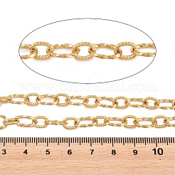 304 Stainless Steel Twisted Oval Link Chains&nbsp;CHS-H118-12G