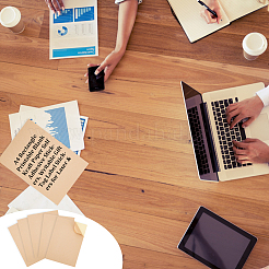 A4 Rectangle Printable Blank Kraft Paper Self Adhesive Stickers&nbsp;STIC-WH0002-026