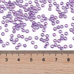 TOHOラウンドシードビーズ  日本製シードビーズ  （205)ゴールド光沢ダークアメジスト  8/0  3mm  穴：1mm  約222PCS /ボトル  10 G /ボトル&nbsp;SEED-JPTR08-0205
