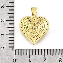 Brass Micro Pave Cubic Zirconia Pendants&nbsp;KK-Z104-12G
