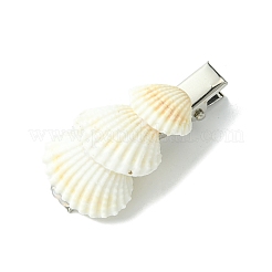 Sea Shell with Iron Alligator Hair Clips&nbsp;PHAR-JH00104-01