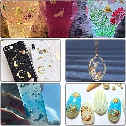 100 Pcs 20 Styles Zinc Alloy Cabochons&nbsp;FIND-FH0001-63G