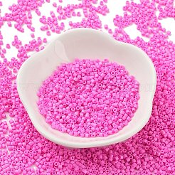 焼付塗装ガラスシードビーズ  シリンダー  スミレ  2x1.5mm  穴：1mm  約50398個/ポンド&nbsp;SEED-S042-05B-88