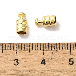 真鍮ビーズ  カドミウムフリー＆鉛フリー  コラム  24KGP本金メッキ  8x4mm  穴：3.2mm&nbsp;FIND-Z039-21G