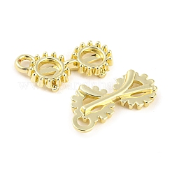 ラックメッキ合金ペンダント  カドミウムフリー＆ニッケルフリー＆鉛フリー  眼鏡  ゴールドカラー  21.5x13x3mm  穴：2.3mm&nbsp;PALLOY-D023-16G
