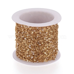 Handmade 304 Stainless Steel Dapped Chains&nbsp;CHS-D026-16I-G