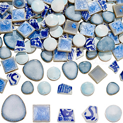 500G 4 Styles Handmade Porcelain Cabochons&nbsp;PORC-SP0001-25
