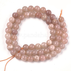 Natural Sunstone Beads Strands&nbsp;X-G-S333-6mm-019
