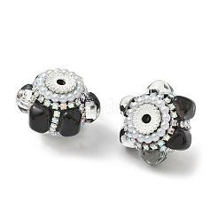Sparkling Acrylic Rhinestone Beads&nbsp;CLAY-NH0003-01S-02