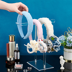 T-shaped Acrylic Headband Organizers&nbsp;ODIS-WH0001-37