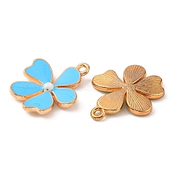 10Pcs 5 Colors Alloy Enamel Pendants&nbsp;ENAM-YW0002-11