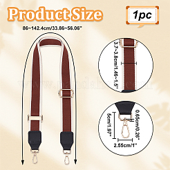 Jacquard Weave Ethnic Style Polyester Wide Bag Handles&nbsp;FIND-WH0136-40A