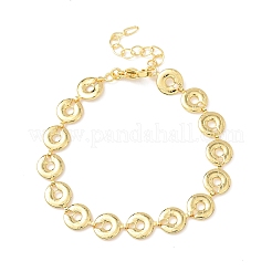 Brass Link Chain Bracelets for Women&nbsp;BJEW-C140-09G