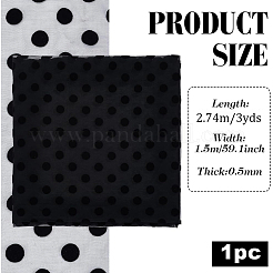 Polyester Polka Dot Mesh Fabric&nbsp;DIY-WH0899-795