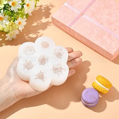 多肉植物用型 アロマキャンドル用シリコン型  ホワイト  105x105x25mm&nbsp;ST-CJ0043-041