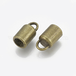 Tibetan Style Alloy Cord Ends&nbsp;X-TIBE-R315-02AB-FF