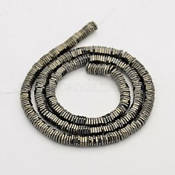 Hexagon Non-magnetic Synthetic Hematite Beads Strands&nbsp;G-D617-16B