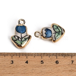 Handmade Porcelain with Brass Pendants&nbsp;PR-CBAB520-06A