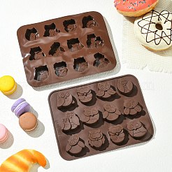2Pcs DIY Owl Silicone Molds&nbsp;DIY-CJ0002-78