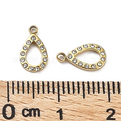 Ion Plating(IP) 304 Stainless Steel Charms&nbsp;STAS-Q254-20G