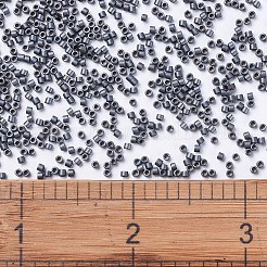 MIYUKIデリカビーズ  シリンダー  日本製シードビーズ  11/0  (db0306) マットメタリックスレート  1.3x1.6mm  穴：0.8mm  約100000個/500g&nbsp;SEED-MY11-DB0306
