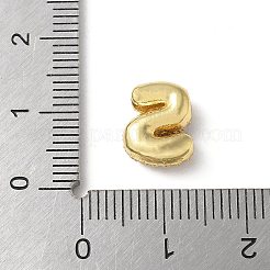 Brass Micro Pave Cubic Zirconia Beads&nbsp;X-KK-P290-61G-S