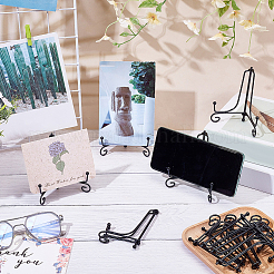 16Pcs Folding Iron Display Easels for Decorative Plates Photo Frames&nbsp;AJEW-GO0004-47A