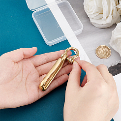 U-Shaped Brass Key Hook Shanckle Clasps&nbsp;KK-PH0004-97B