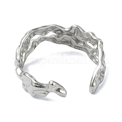 304 Stainless Steel Cuff Rings&nbsp;RJEW-M019-58P