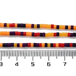 Halloween Theme Handmade Lampwork Beads Strands&nbsp;LAMP-L078-008D