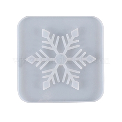 Christmas Snowflake Cup Mat Silicone Molds&nbsp;X-DIY-K017-13