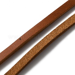 平牛革紐  ジュエリー作りのための  ペルー  5x3mm  約98.43ヤード（90m）/バンドル&nbsp;WL-WH0003-18D-03