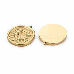 Ion Plating(IP) 304 Stainless Steel Pendant Rhinestone Settings&nbsp;STAS-N097-098LG-NR